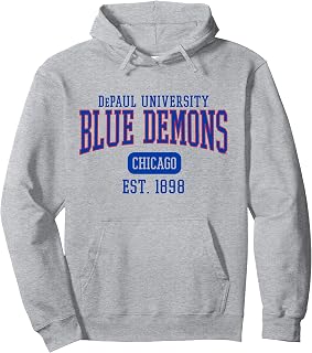 DePaul University Blue Demons Est Date Pullover Hoodie