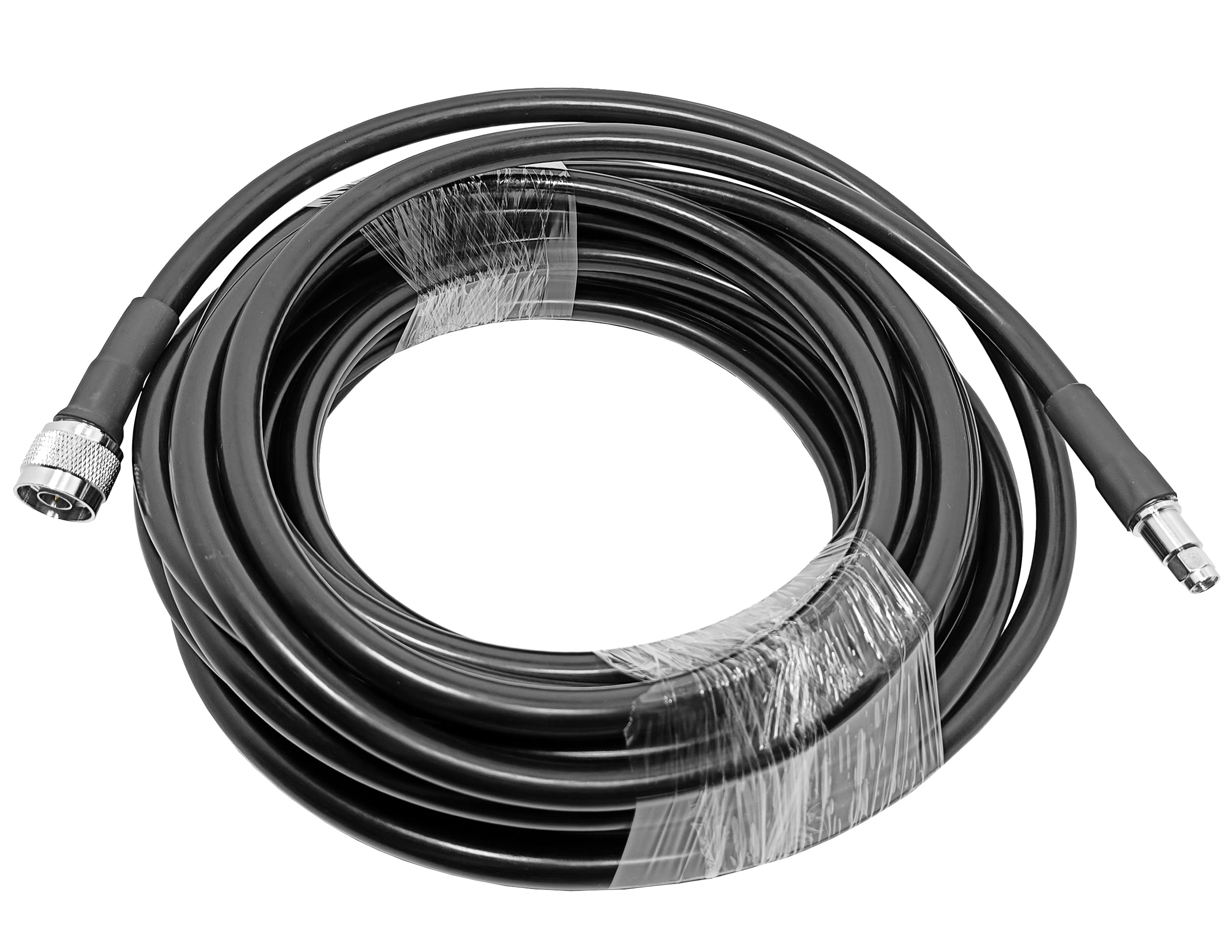 Câble d'extension coaxial LMR400 N mâle vers RP mâle – 1 cavalier à faible perte for boosters WiFi, antennes et équipements radio(50ft)