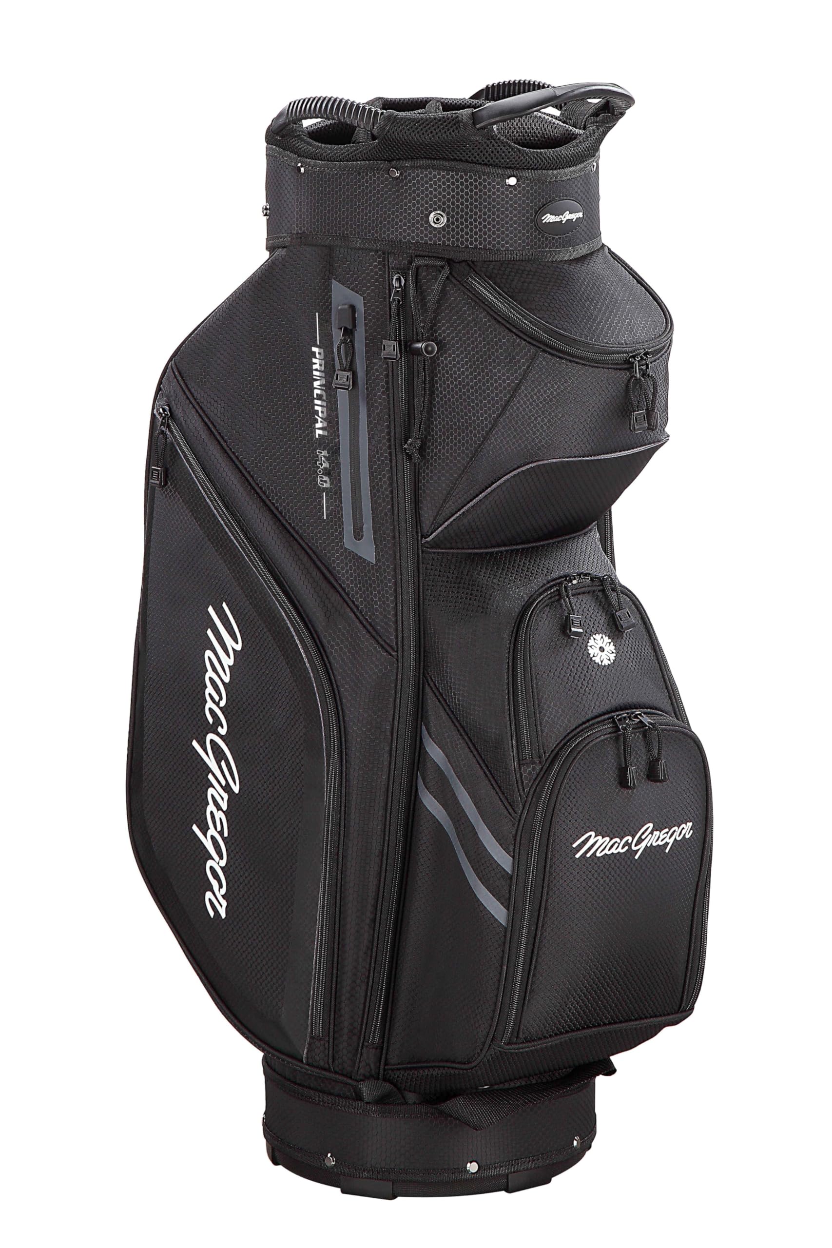 MACGREGOR Principal-Bolsa para Carrito de Golf de 10 Pulgadas Y 14 Vías, Unisex Adulto