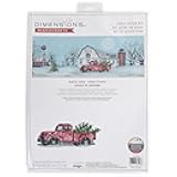 Dimensions 70-08998 Winter Farm Christmas Counted Cross Stitch Kit, 18