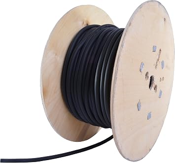 All Lengths 1.5mm 3 Core H07RN-F Black Rubber Cable 110V 240V HO7RN-F Indoor Outdoor Cable 10m