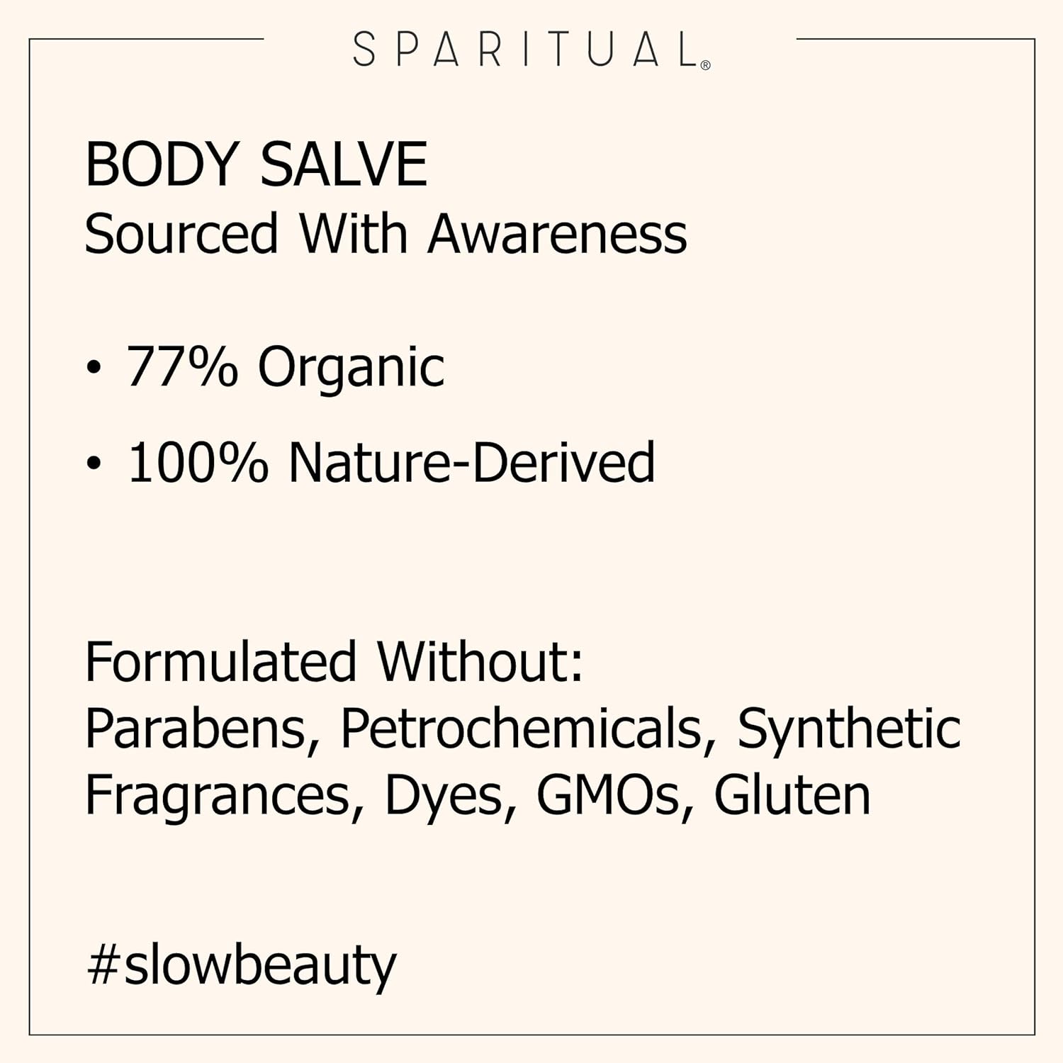 SpaRitual Vegan Body Salve