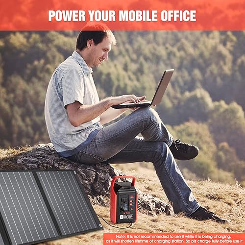 Miniatura 4 de Takki 99Wh Portable Power Station with 30W Solar Panel Included for Camping Outdoor Laptop Emergency