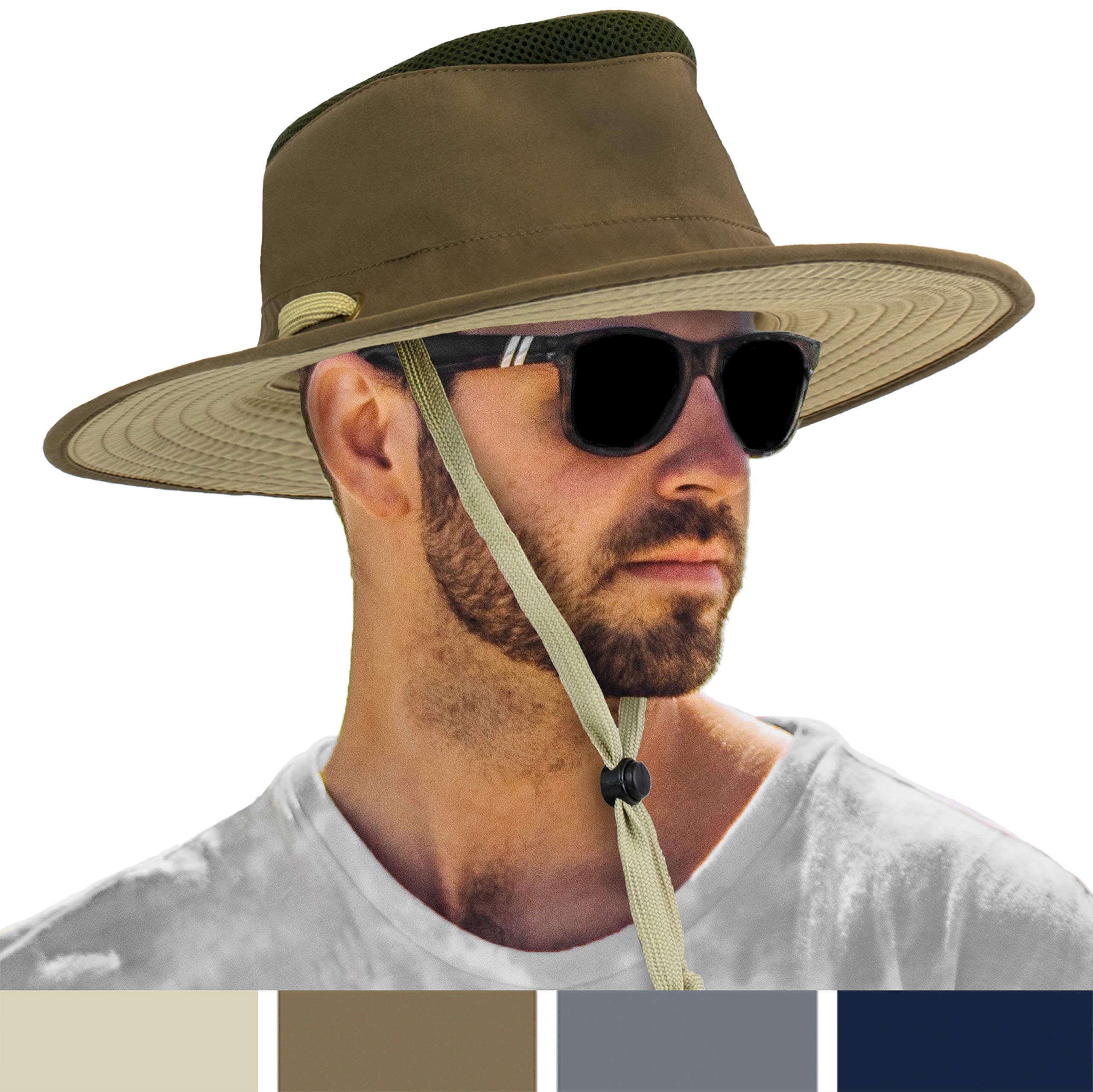 SUN CUBE Fishing Hiking Hat for Men 