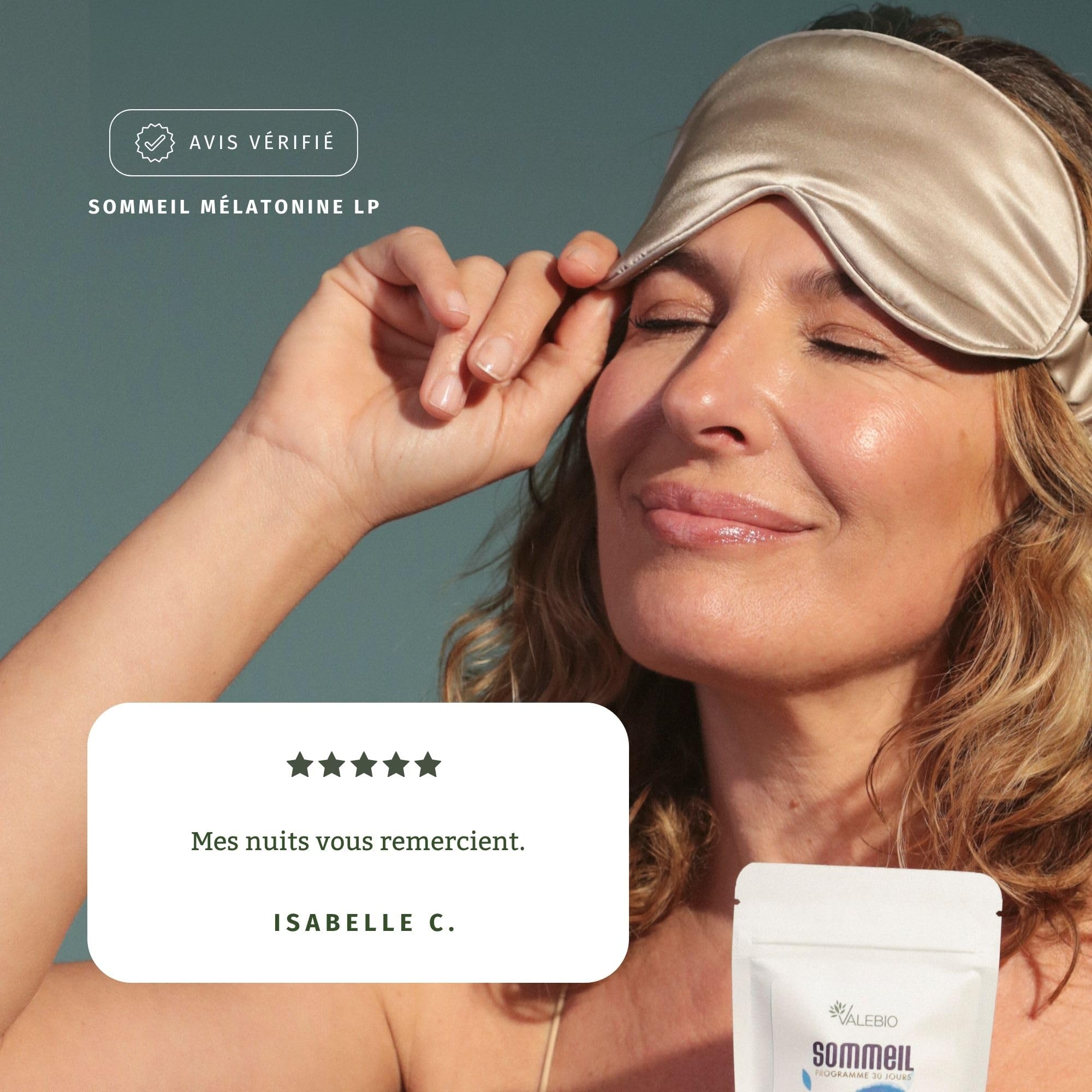 Melatonine LP 1,9 mg I Libération prolongée 8h I Aide à la qualité du sommeil I Mélisse et Eschscholtzia I 30 Gélules I Fabriqué en France I Valebio