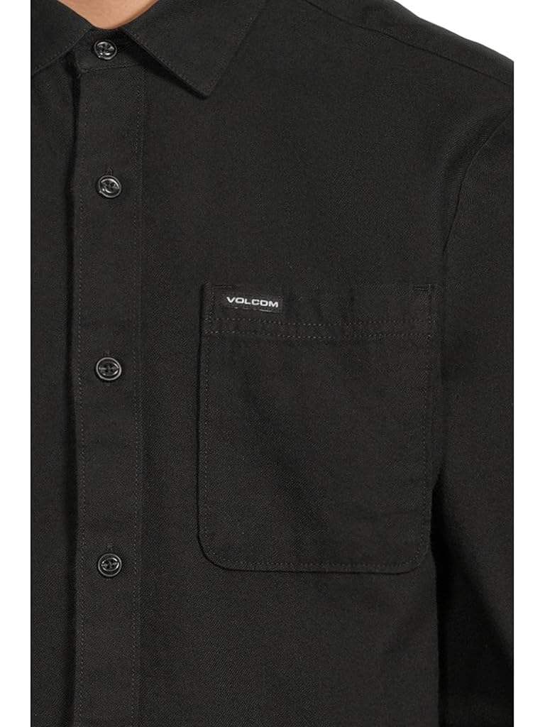 Black Volcom Caden Solid Long Sleeve
