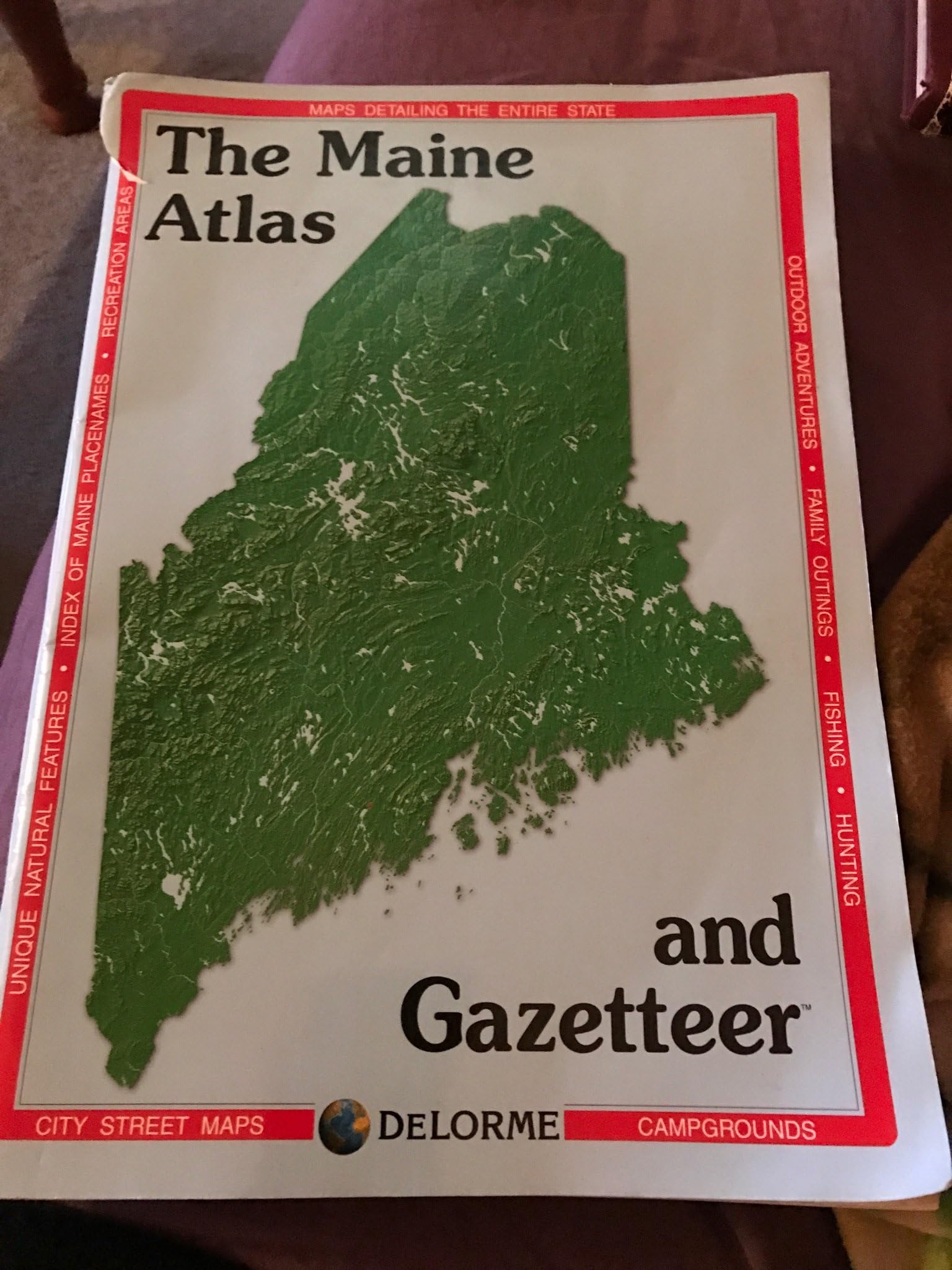Maine Atlas & Gazetteer (Delorme Atlas & Gazetteer)