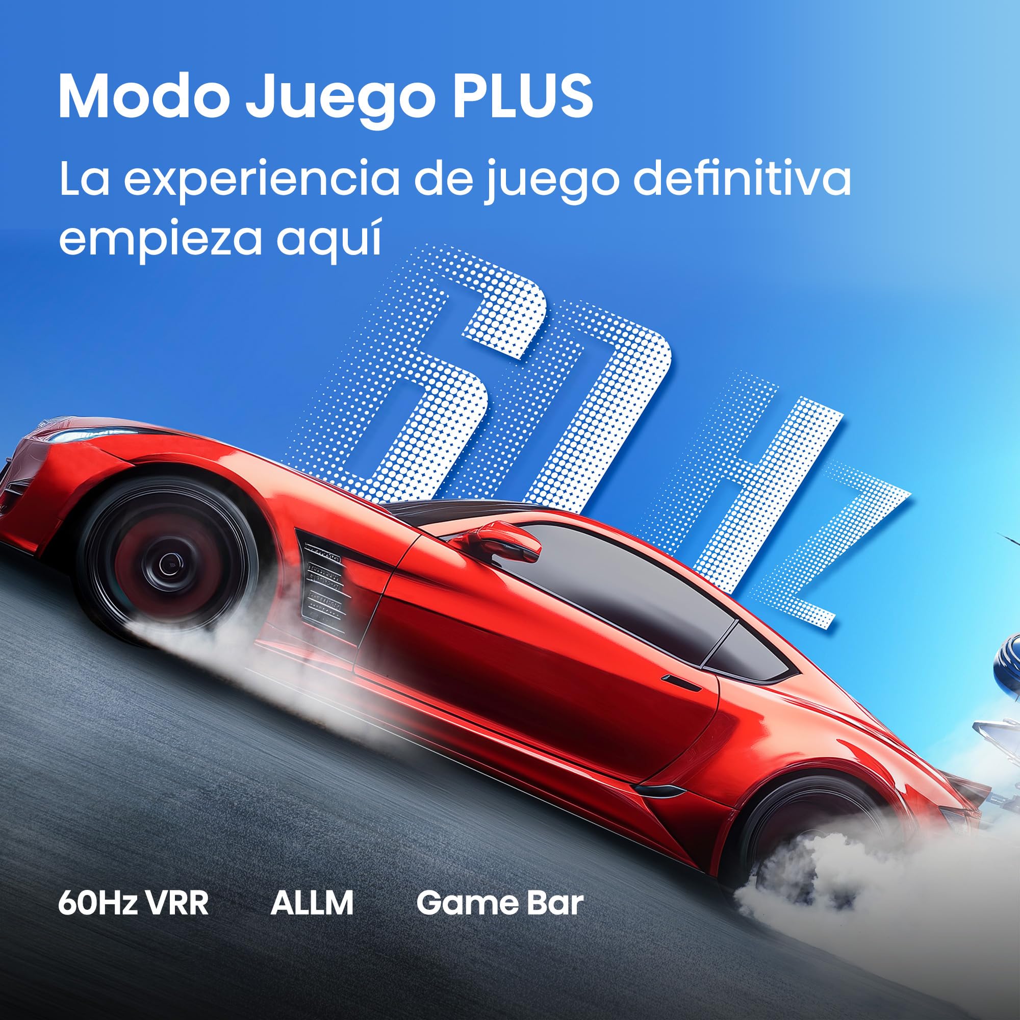 Hisense 50E7S - Hi-QLED Smart TV 50 Pulgadas, Hi-QLED Color, Dolby Vision.Atmos, Escalador IA 4K, Smooth Motion IA, Modo Juego Plus, Dolby Vision IQ, HDR10+Adaptive