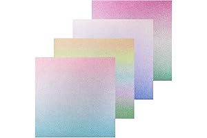 Gradient Glitter Cardstock Paper: Unleash Your Papercrafting Creativity