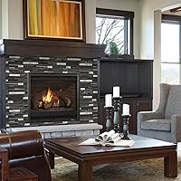 Vista 6 de STICKGOO 20 Hojas de Azulejos Despegables y Adhesivos para Salpicadero, Azulejos Adhesivos para Salpicadero de Cocina y Baño, Aspecto de Madera