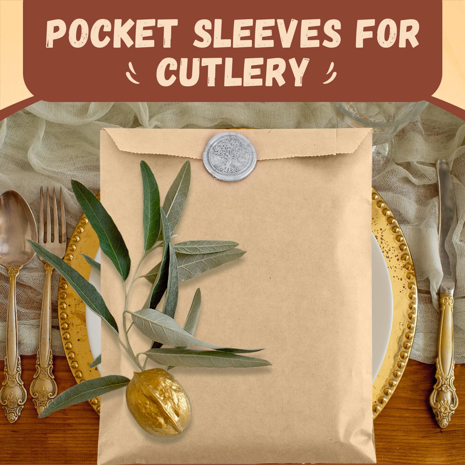 Eersida Confezione da 500 sacchetti di carta kraft, piccoli sacchetti piatti per dolcetti, sacchetti per pasticceria, buste per merce, mini sacchetti per feste, per snack, biscotti, popcorn,
