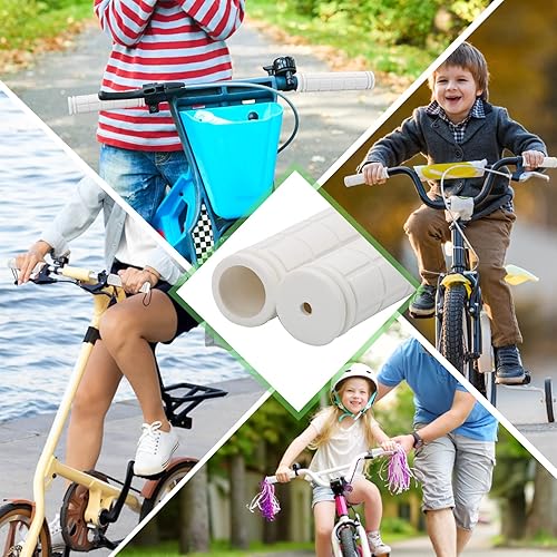 Miniatura 49 de Coolrunner Agarres de manillar de bicicleta, empuñaduras de bicicleta para niños y niñas, agarre de goma antideslizante para scooter Cruiser Seadoo