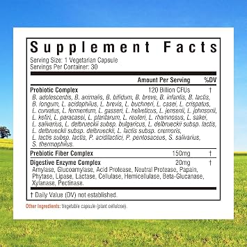 Innate Vitality Magnesium Glycinate & Probiotics 120 Billion Bundle, Non-GMO, No Gluten Dairy Soy & Vegan, Magnesium (120 Caps) & Probiotic (30 Caps)