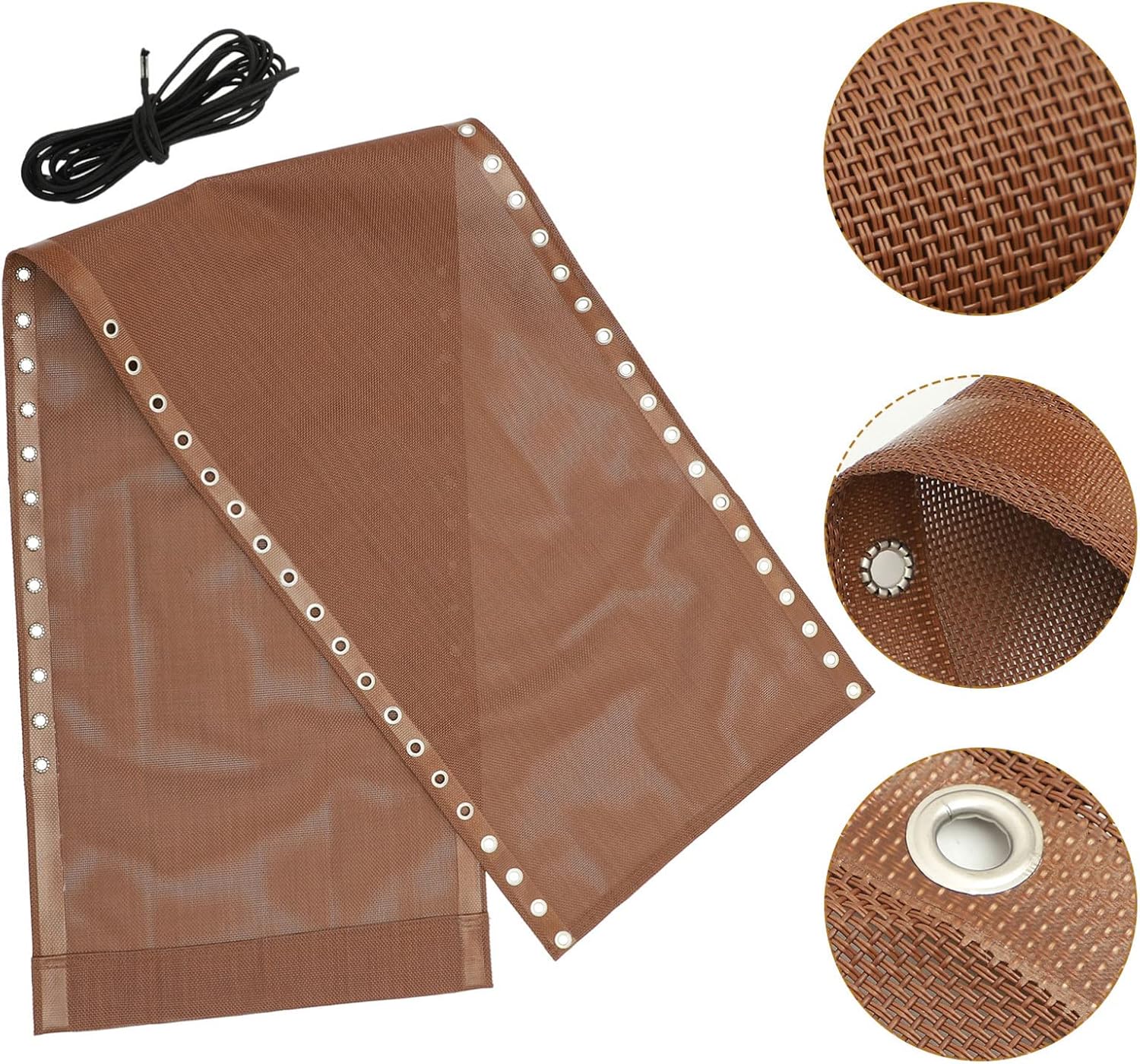 Yardwe 1set Portable Chair Replacement Canvas for Beach Lawn Chairs Sturdy Material for Easy Repair Replacement Straps for Outdoor Use