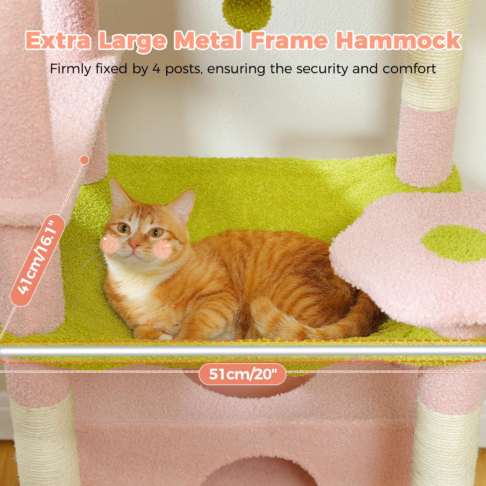 Amazon.com : PAWZ Road Flower Cat Tree, 72 Inches Large Cat Tower