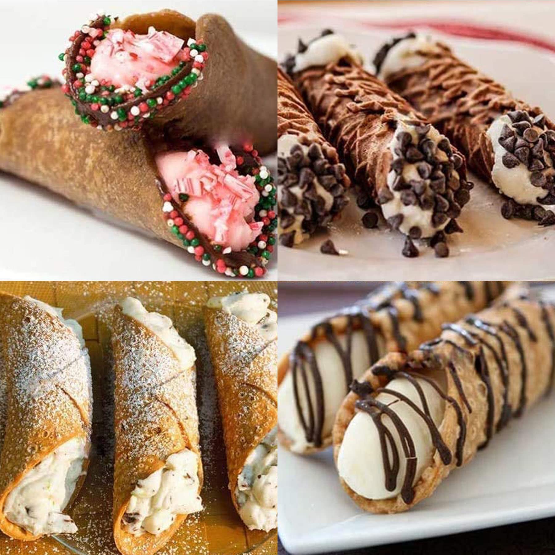 Set 40 Moules Cannoli Acier Inox - Tubes à Pâtisserie Avec Buses à Douille | Pour Croissants, Desserts