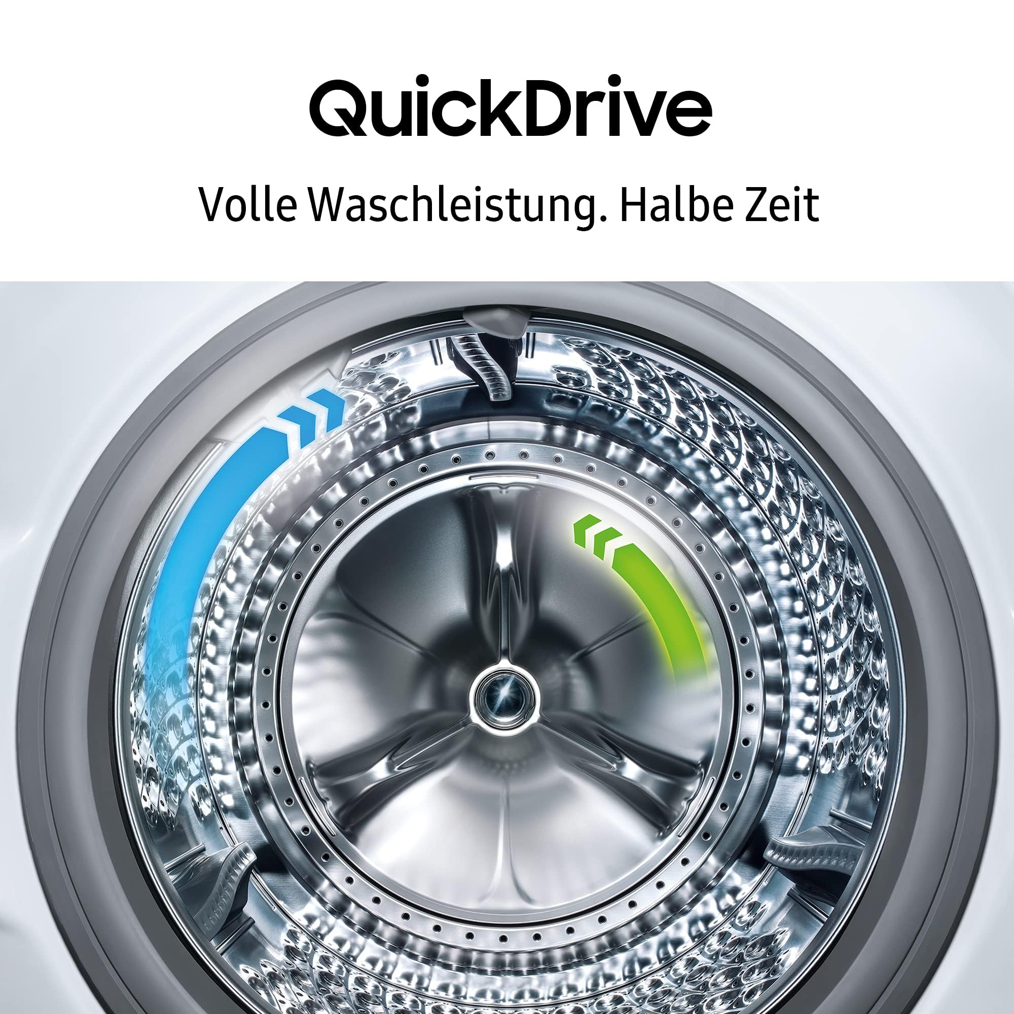 Samsung WD81T554ABW/S2 Waschtrockner, 8 kg, 6 kg, 1400 U/min, AddWash, Ecobubble, Weiß