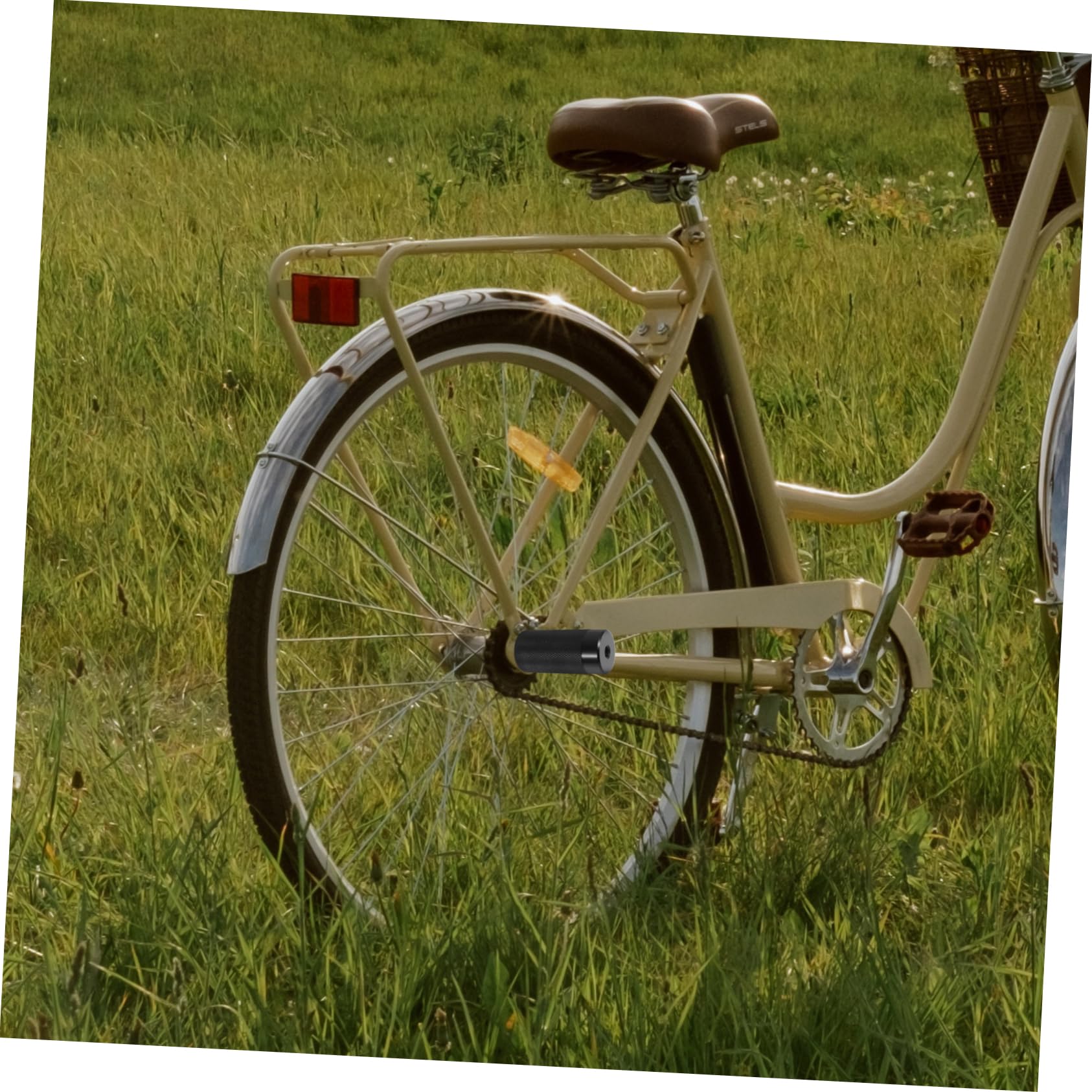 POPETPOP Mountain Bike Rear Pegs 2 Pcs Aluminum Alloy Pegs Anti-Slip for Bicycles