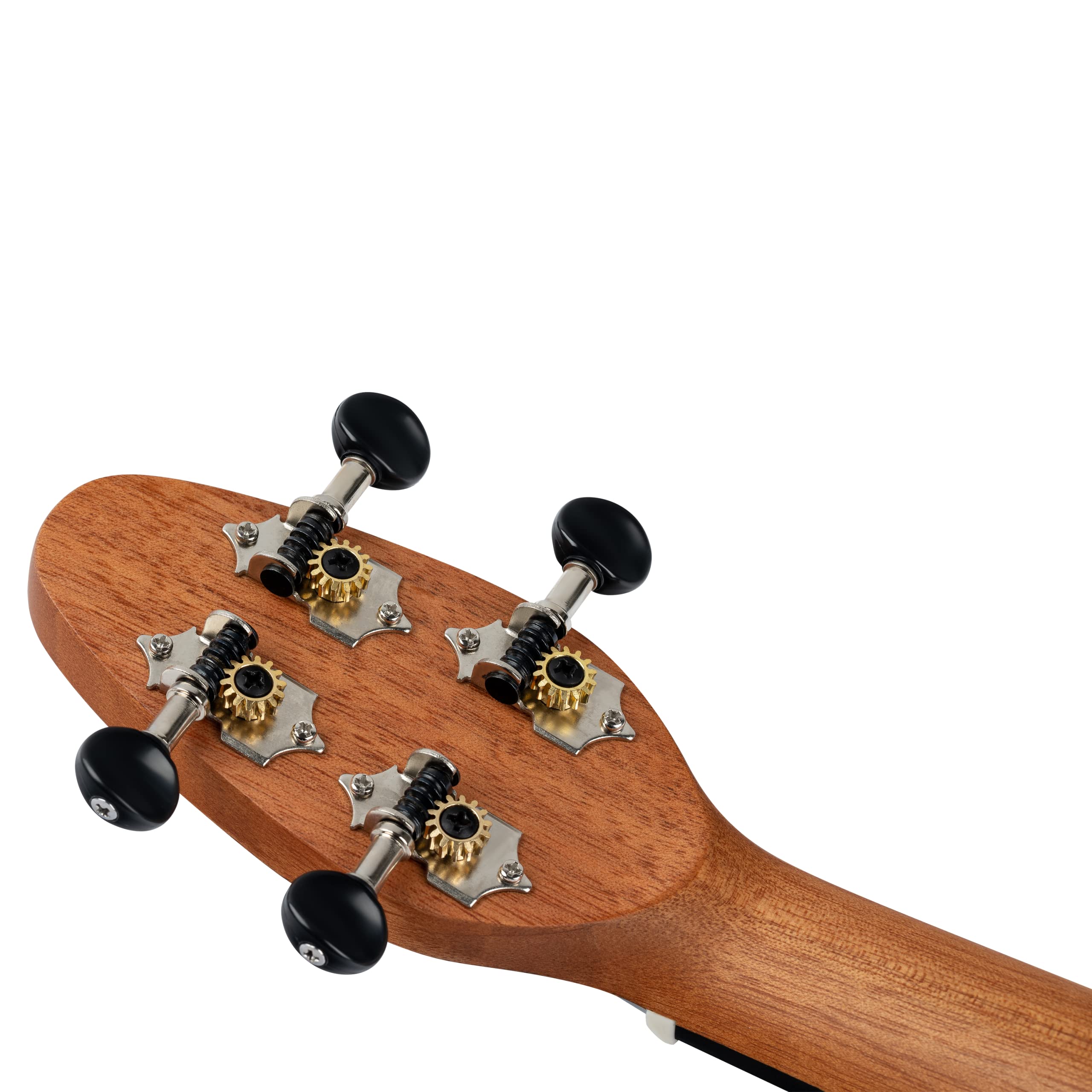 Ortega Guitars Ukulélé Soprano Super Scale Acoustique – Série Keiki K2 – Accessoires Inclus – Agathis / ABS, Kaléidoscope Orange (K2SS-OKC)