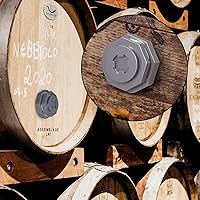 Vista 7 de TAISHER 2 piezas de adaptador de conector de tanque de mamparo de PVC negro de 1/2'' con enchufes y junta para tanque de agua, barriles de lluvia