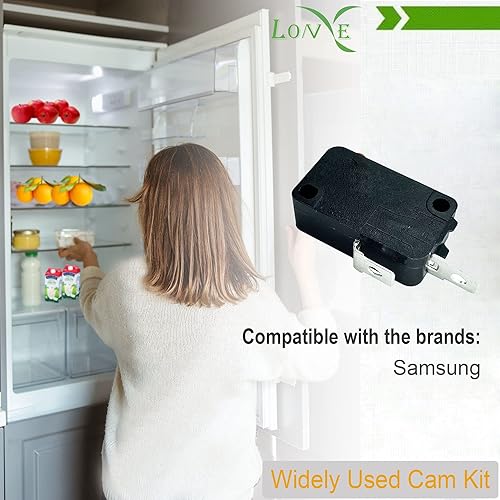 Miniatura 4 de LONYE DA34-00011B - Interruptor dispensador de refrigerador de repuesto para refrigerador Samsung 3B73362F SZM-V16-FA-63 AP4141015 (paquete de 3)