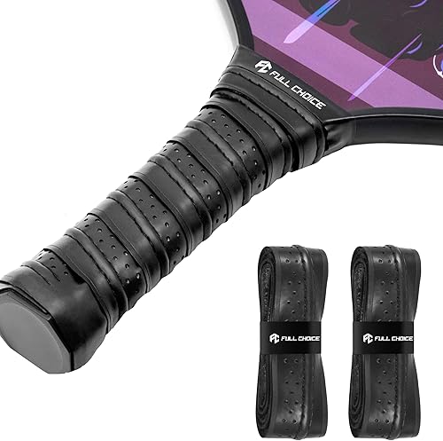 Paquete de 2 cintas de agarre de paleta de pickleball, agarre de pickleball, agarre antideslizante, fácil instalación y rendimiento duradero