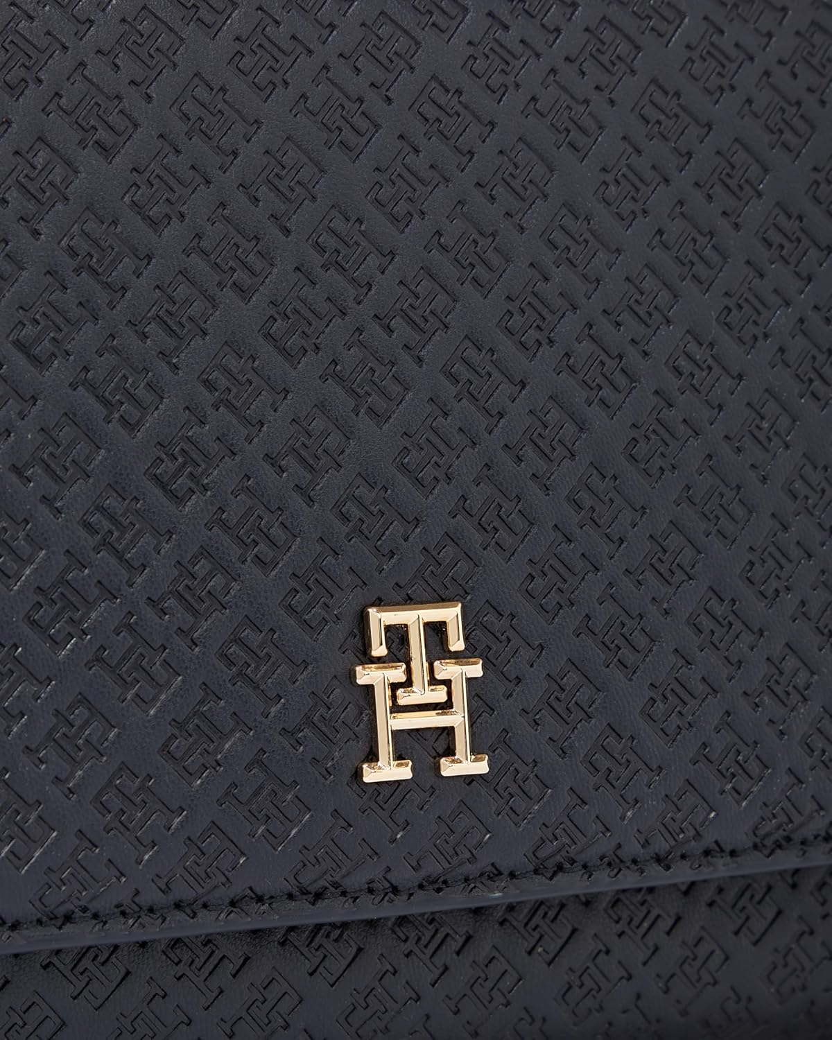 Tommy Hilfiger womens Monogram Shoulder Bag With Removable Crossbody Strap - Image 3