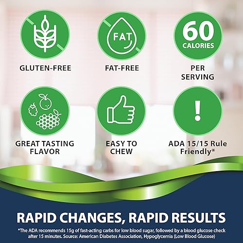 Vista 19 de TRUEplus® Tabletas de glucosa, naranja - 50ct