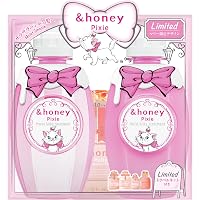 【Exclusive Design Stylish Cat】 &amp; honey Pixie Marie-chan Limited Pair Set (Shampoo/Treatment/4 Step Travel Kit) | Shampoo &amp; Co