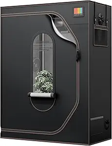 The Growing 4x2 Grow Tent, 48"x24"x72" High Reflective Mylar Indoor Hydroponic Grow Tent with Observation Window for Weed & Plant Growing