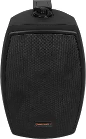 HAYONIK, Caixa Ac. Passiva p/Ambientes Ext/Int, IP56, 140W, 2 Vias, Woofer 6,5', Tweeter 1' Titanium, Tela/Suporte Alumínio, Gabinete Polipropileno, 90 dB, Resp Freq 60-20KHz, 70W RMS - HSP670O Preta