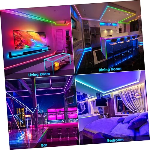 Miniatura 3 de Uonlytech Led Touch Control Dimming Strip Light for Closet Tv and Wardrobe USB Cob Soft Light Natural White for Indoor Decor and Vibrant Visuals