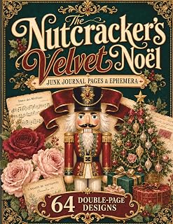 The Nutcracker's Velvet Noël: Junk Journal Pages & Ephemera