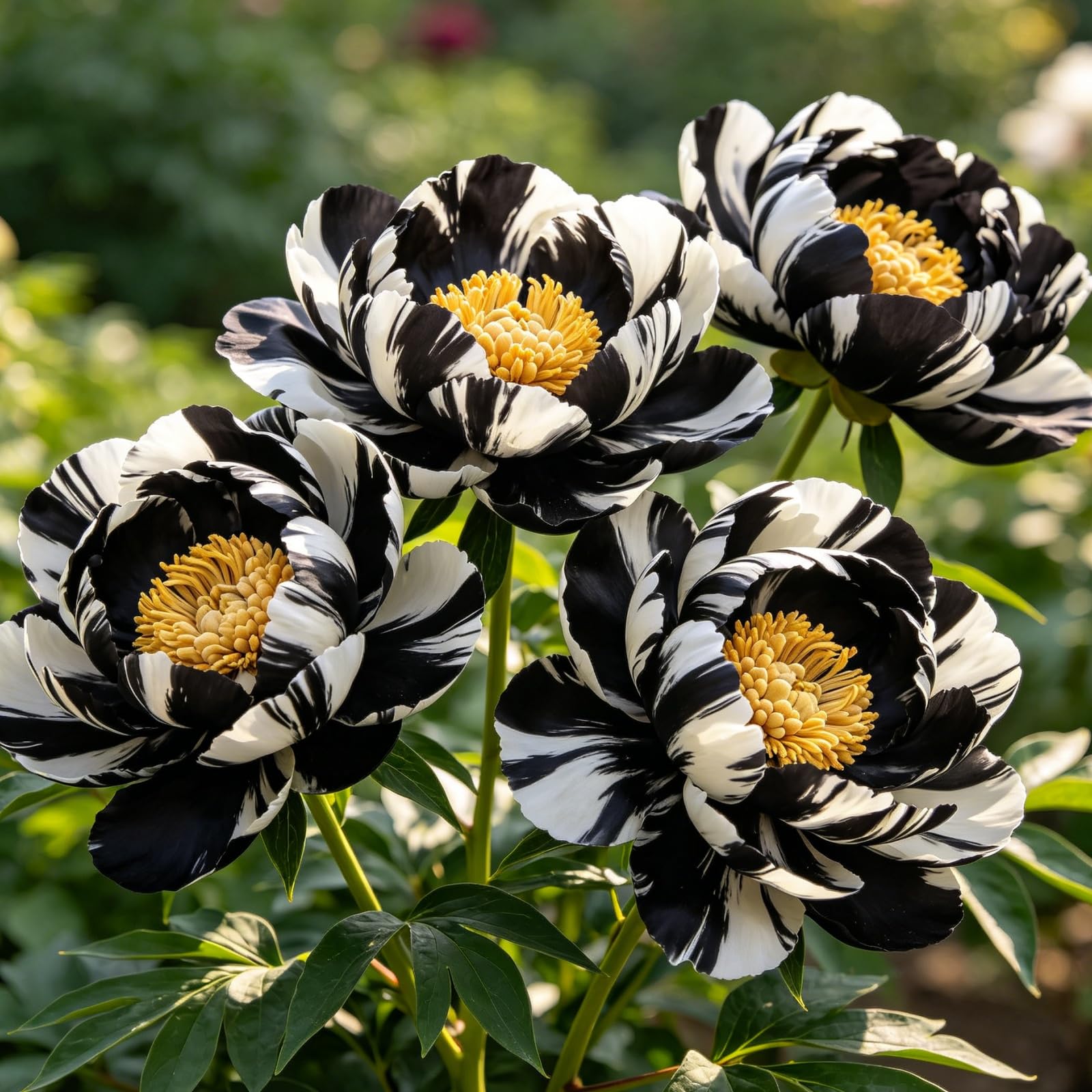 Bulbi di Peonia/Resistenti/Crescita sorprendente/Ideali per Balconi e Giardini-5Rizomi-C