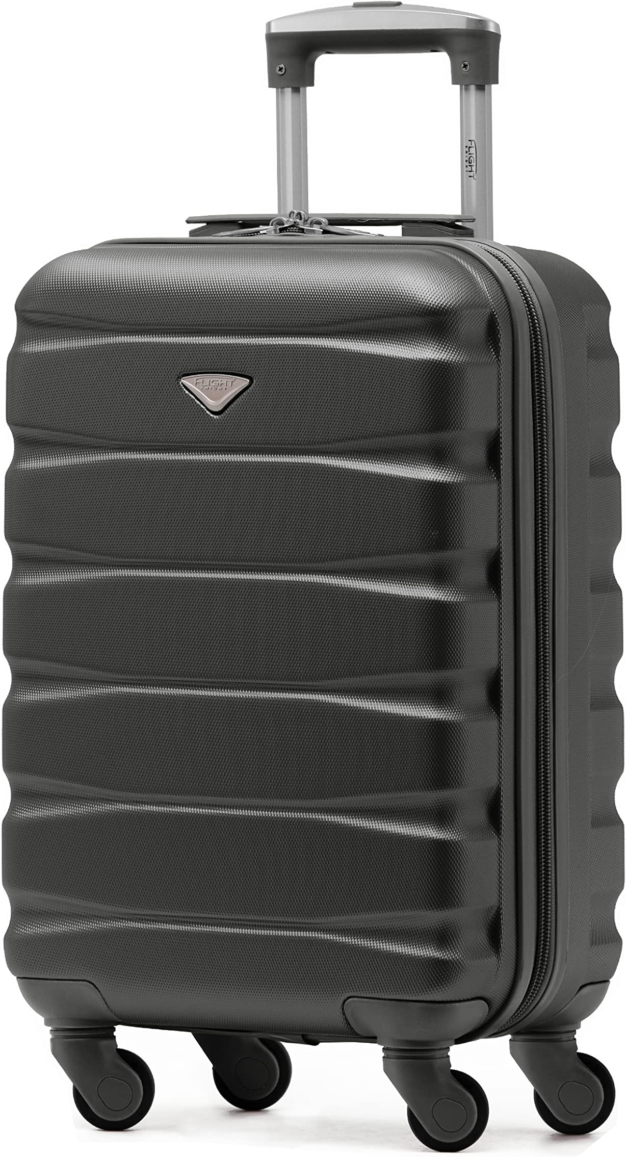 Flight KnightLightweight ABS 4 Rigid Suitcases Cabin and Bunk Approved by over 100 Airlines, including EasyJet, British Airways, RyanAir, Virgin Atlantic, Emirates