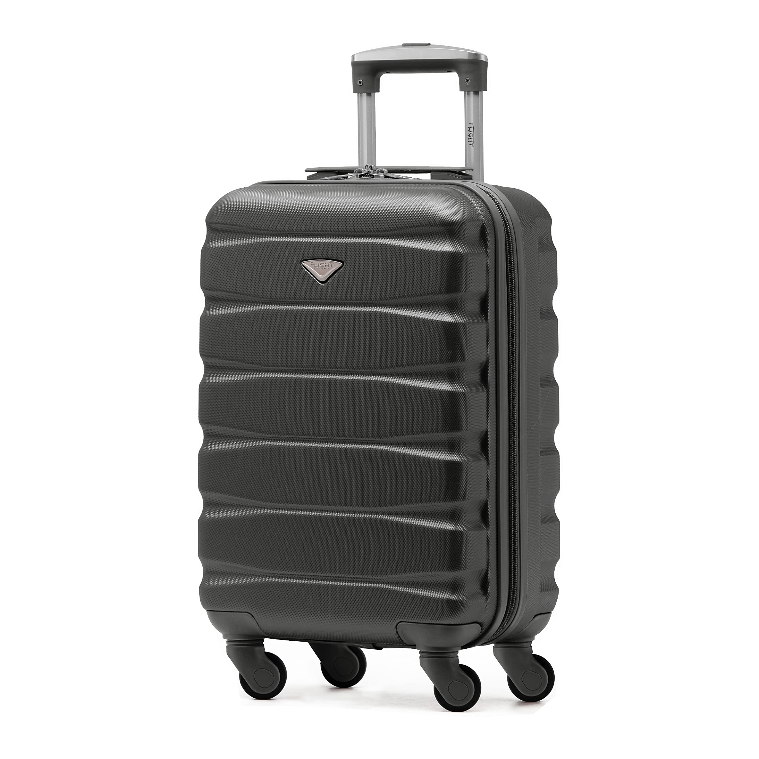 Flight KnightLightweight ABS 4 Rigid Suitcases Cabin and Bunk Approved by over 100 Airlines, including EasyJet, British Airways, RyanAir, Virgin Atlantic, Emirates