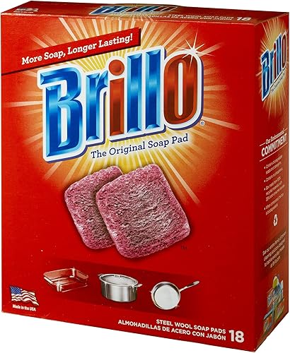 Miniatura 5 de Brillo - Paños de rulos de acero, 8 unidades. Caja