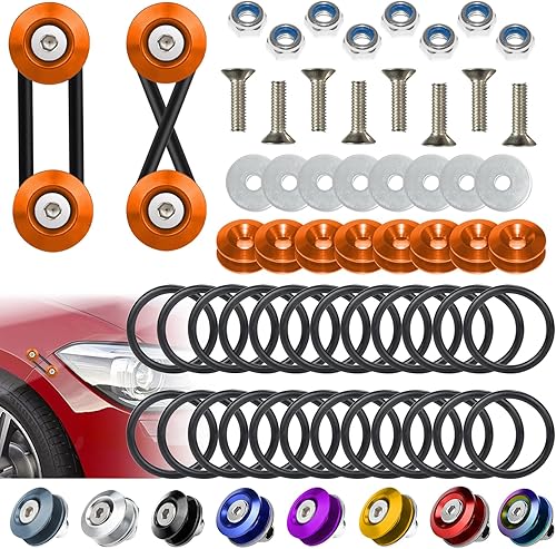 Miniatura 9 de Clips de parachoques universales, kit de liberación rápida para parachoques delantero y trasero, soportes de parachoques para automóviles (4