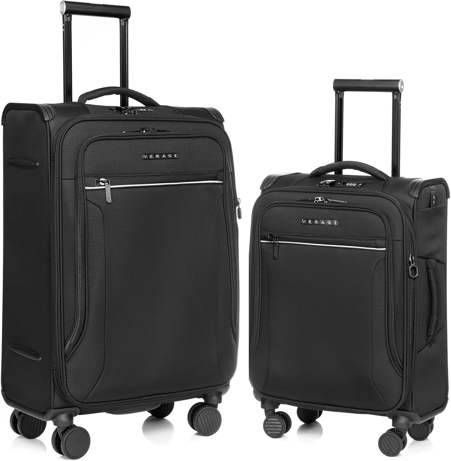 VERAGE Toledo 2 Pieces Luggage Sets, Softside Expandable