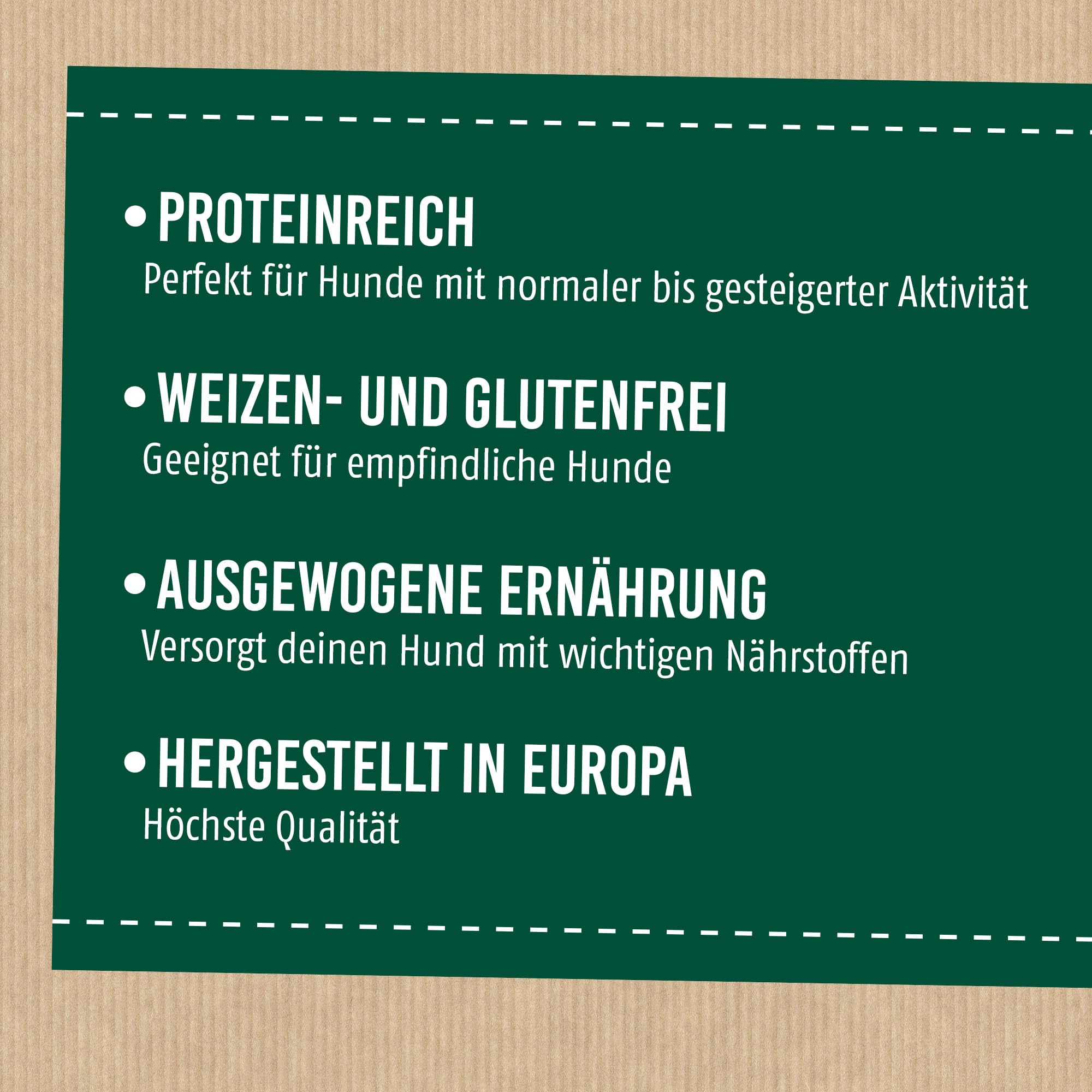 Christopherus Trockenfutter für Erwachsene Hunde mittlerer bis großer Rassen, Alleinfutter für Hunde, Geflügel + Lamm, 12 kg