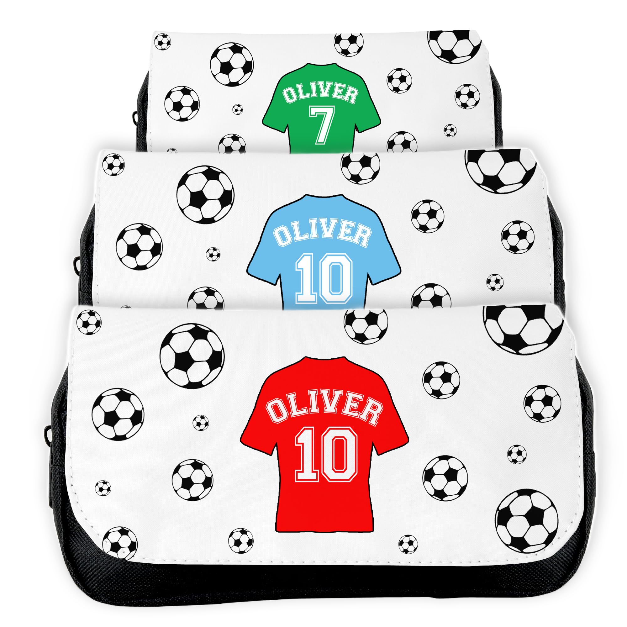 Personalised Football Pencil Case | Choose Your Colour | Boys Back to School, Pencil Case For Boys, Personalised Kids Pencil Case, Personalised Children’s Pencil Case