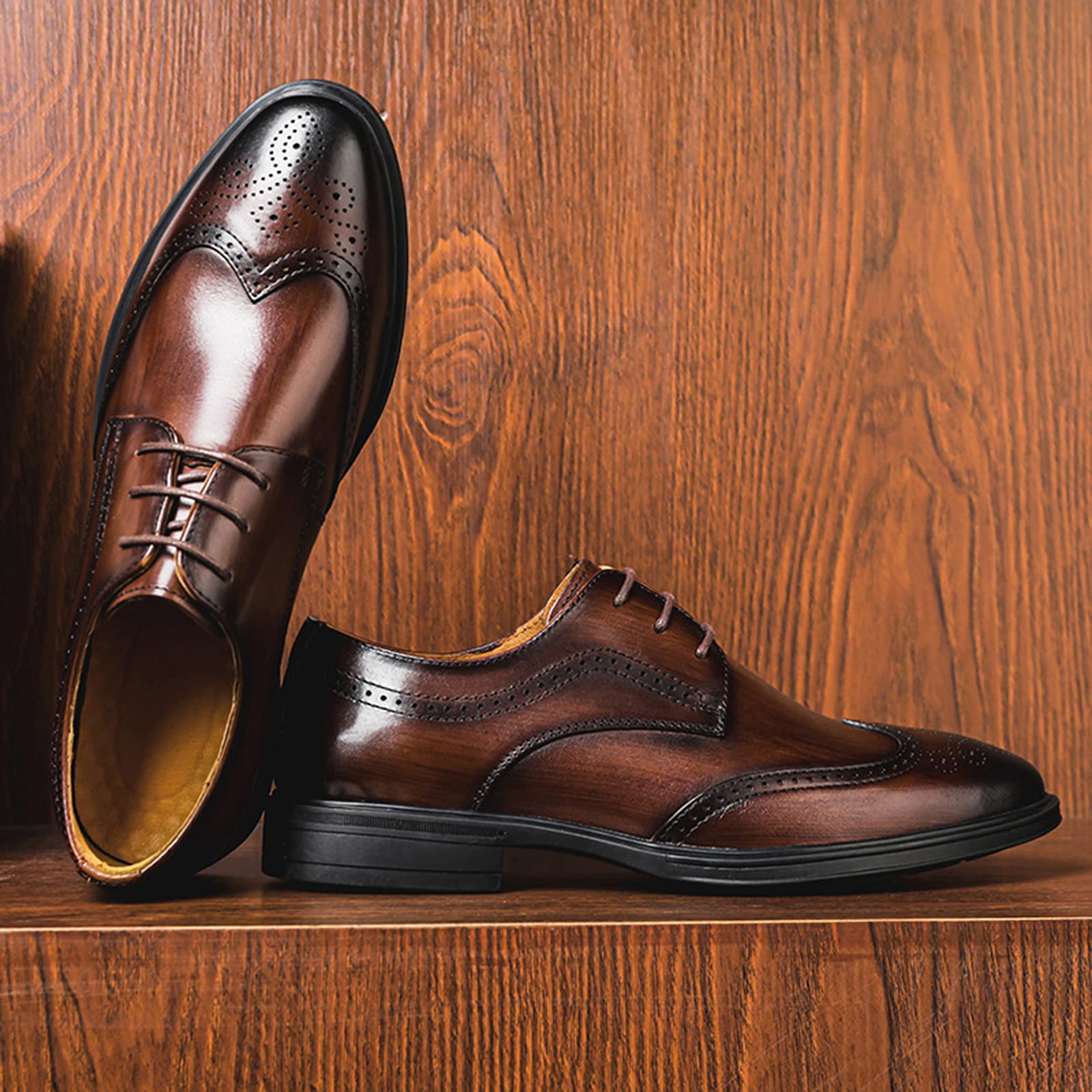 Chaussures Oxford Lucky Brand En Daim Marron - Bout D'Aile - Pointure 8M US - Occasion
