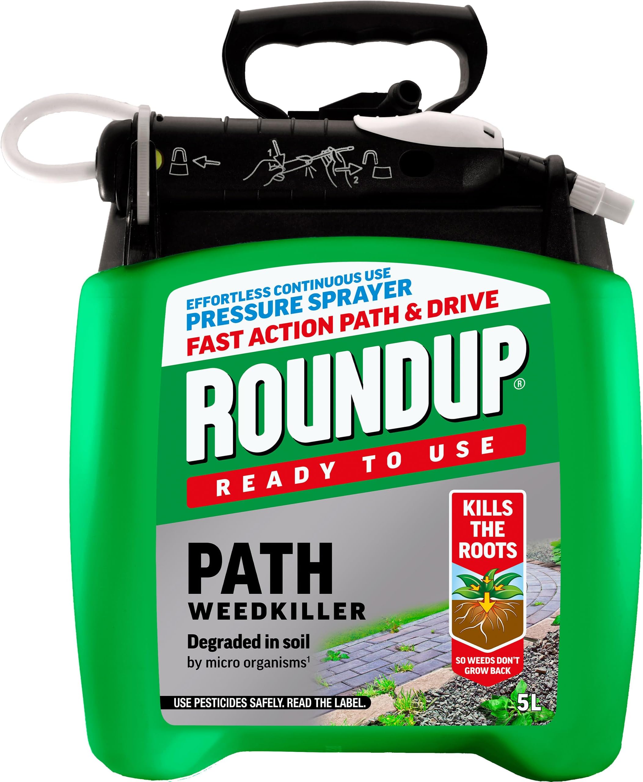 Path Weedkiller 5 Litre Pump 'N Go, Ready to Use