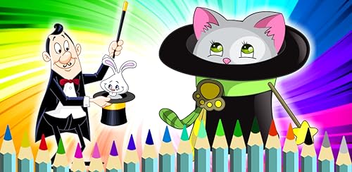 Magician Coloring Book