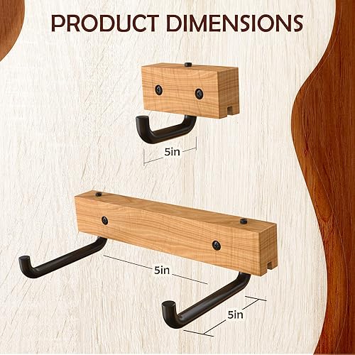 Miniatura 6 de soporte horizontal para guitarra, con inclinación, para mostrar guitarra, ukulele, bajo, guitarra eléctrica, banjo, en un ángulo inclinado de lado