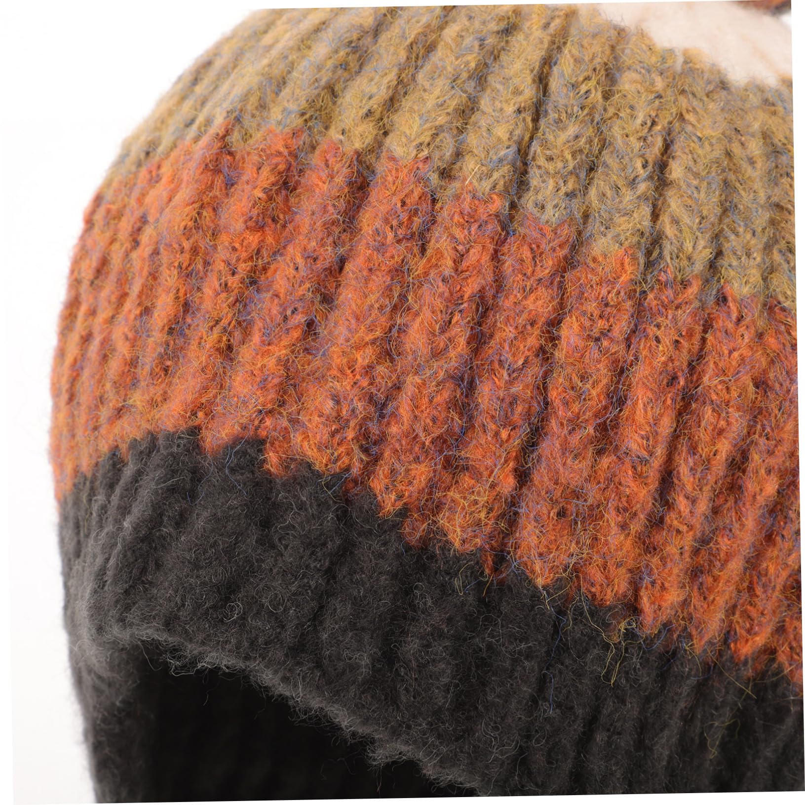 Holibanna gorro tejido con orejeras gorras sombrero del cubo de las señoras sombrero de mujer sombrero plegable tapa gorro termico gorros mujer sombrero de tejer gorro caliente hilo