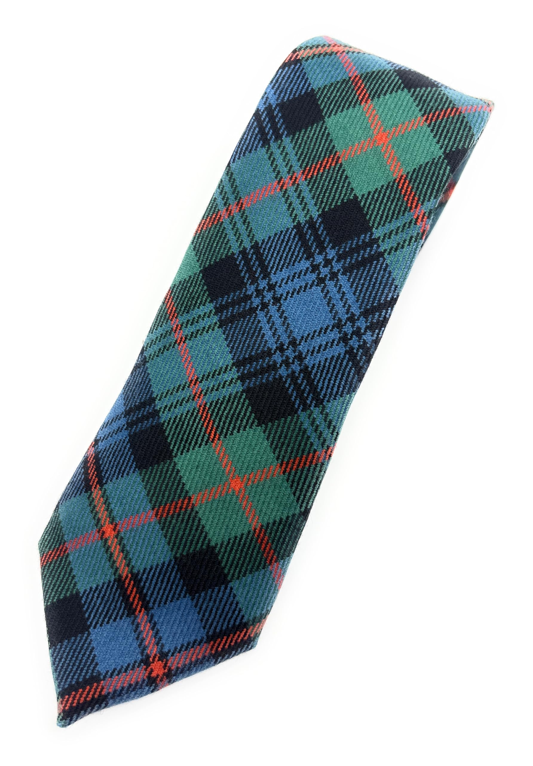Scottish Essence Murray Of Atholl Ancient Pure Wool Scottish Tartan Necktie Available In Various Tartans - Made In Scotland (Murray Of Atholl Ancient)