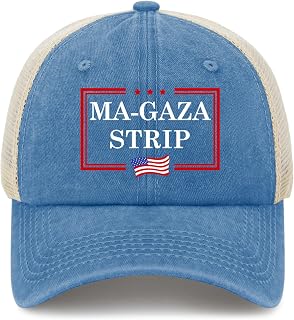 MAGA-za Strip of The Middle East Gazas Strip T Baseball Hat Vintage Hats for Womens Breathable Cap Sun Hat
