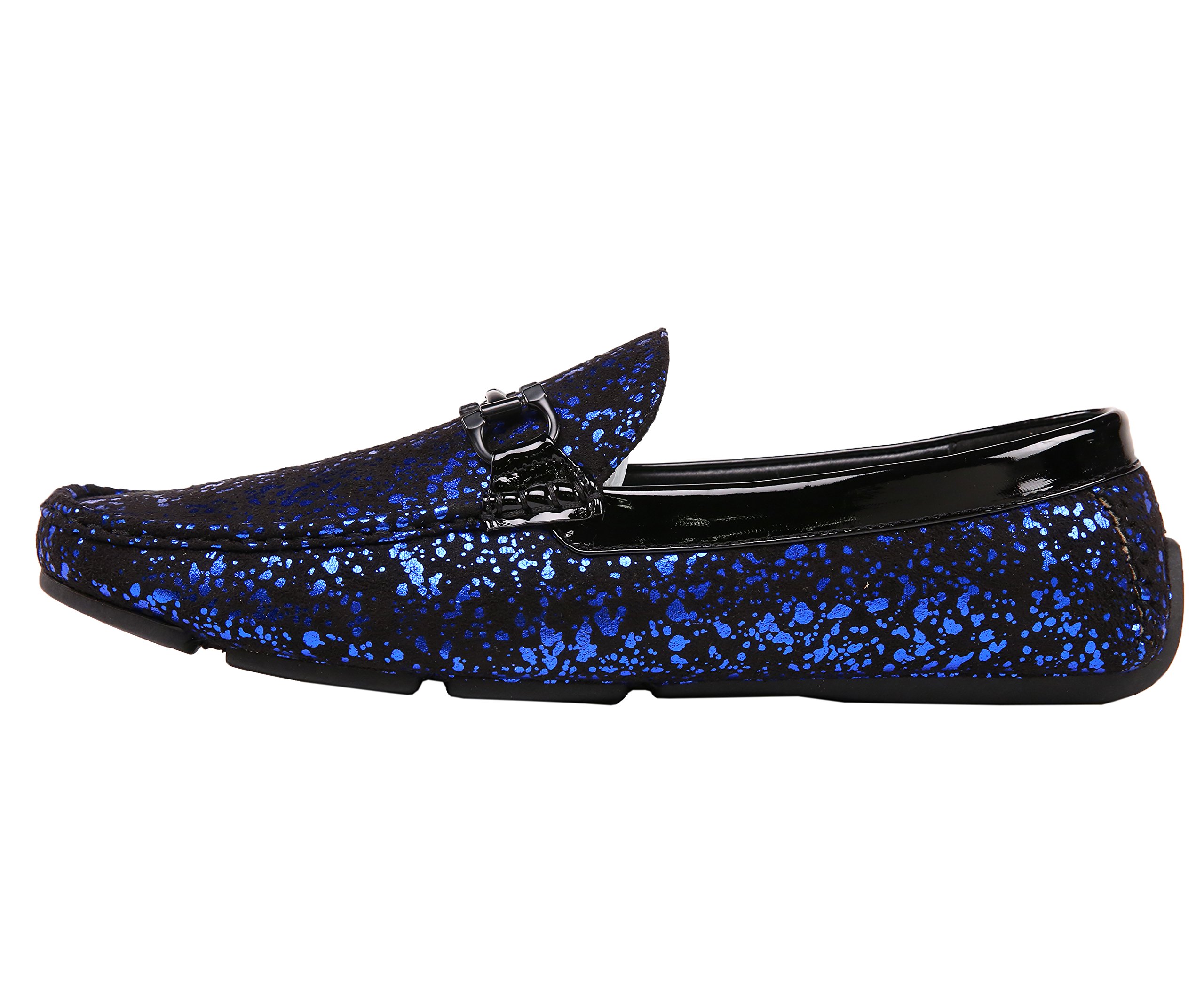 Amali Monty Metallic Splatter Driving Loafers - Slip On Moccasins for Men - Dress & Casual Shoes product thumbnail 3