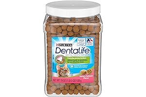 Purina Dentalife Cat Treats: Savory Salmon Flavor for Healthy Teeth